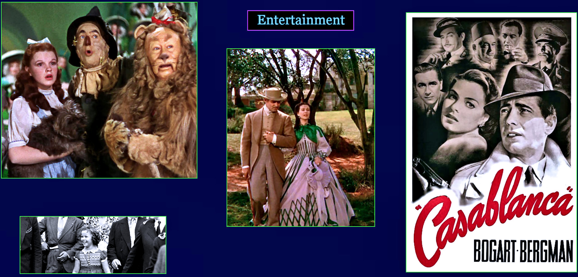 <i>Wizard of Oz, Gone with the Wind</i>